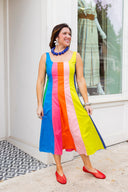 Sunset Stripe Midi Dress PINCH