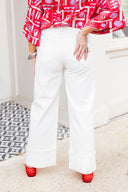 Cream City Wide Leg Jeans Risen