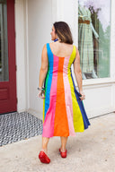 Sunset Stripe Midi Dress PINCH