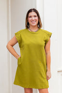 Avocado Chill Mini Dress Entro