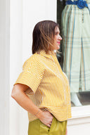 The Marlowe Stripe Top glam