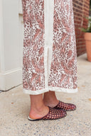 Desert Muse Printed Midi Dress Entro