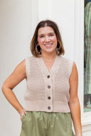 Sweetly Structured Sweater Vest Entro