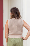 Sweetly Structured Sweater Vest Entro