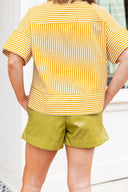 City Slick Faux Leather Shorts Entro