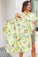 Lemon Garden Cotton Blouse Entro