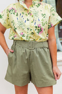 Boss Babe Belted Shorts Entro