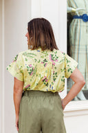 Lemon Garden Cotton Blouse Entro