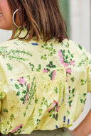 Lemon Garden Cotton Blouse Entro