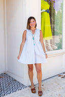 Blue Sky Cotton Dress Entro
