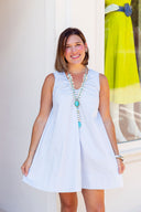 Blue Sky Cotton Dress Entro