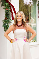 The City Blocks Faux Leather Dress Strut & Bolt