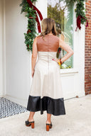 The City Blocks Faux Leather Dress Strut & Bolt