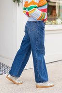 Barrel Jean Twist - Dark Wash JUST BLACK DENIM