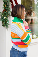 Colorburst Half Zip Pullover PINCH
