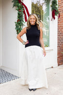 Winter Contrast Sweater Maxi Wishlist