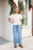 Glitterfrost Fuzzy Top THML