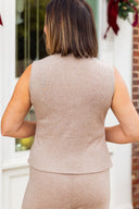 Oat + Ease Vest & Pant Set Sadie & Sage