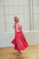 Party Starter Pleated Skirt