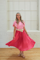 Party Starter Pleated Skirt