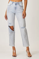 High Waist Relaxed Jeans