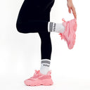 Word Up Stripe Socks Pretty Simple