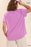 Lilac Comfort Tee - Plus Size