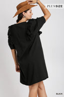 Classic Sass Ruffle Dress - Plus Size