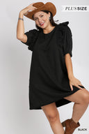 Classic Sass Ruffle Dress - Plus Size