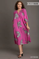 Fuchsia Wildcat Maxi - Plus Size