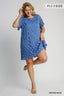 Blue Dotty Dress