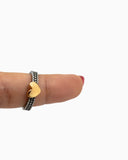 Puff Heart Rope Ring
