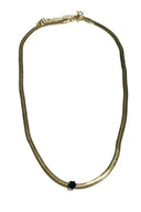 Zane Necklace Black Stone