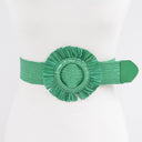 Faux Straw Elastic Belt 3AM BY H&D ACCESSORIES