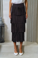 Fringe Sweater Skirt Lalavon