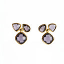 Gemstone Quartz Stud Earrings Winton and Waits