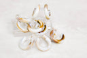 Latte Chunky Lucite Statement Hoop Earrings St Armands Designs of Sarasota