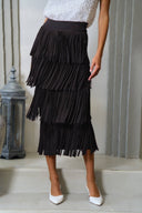 Fringe Sweater Skirt Lalavon