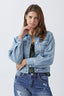 Balloon Sleeve Denim Jacket