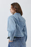 Balloon Sleeve Denim Jacket