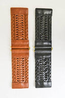Comfortable Vegan Leather Braided Waist Belt Leto Accessories