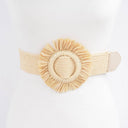 Faux Straw Elastic Belt 3AM BY H&D ACCESSORIES