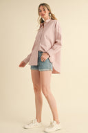 Blush Breeze Button Down