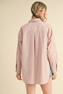 Blush Breeze Button Down