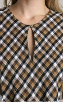 Plaid Flannel Babydoll Dress