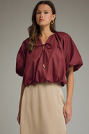 Cabernet Bubble Blouse Entro