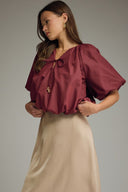 Cabernet Bubble Blouse Entro