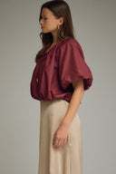 Cabernet Bubble Blouse Entro