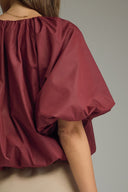 Cabernet Bubble Blouse Entro