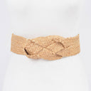 Braided Straw Elastic Belt